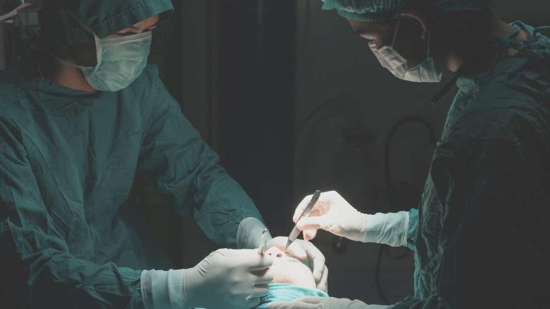 A post-surgery care guide list for eyelid surgery in a medical journal.